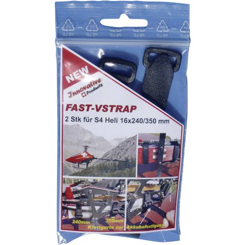 FASTECH® 675-330-Bag prianjajuća traka traka grip i mekana vunena tkanina (D x Š) 350, 240 mm, mm x 16 mm crna 2 St. slika 4