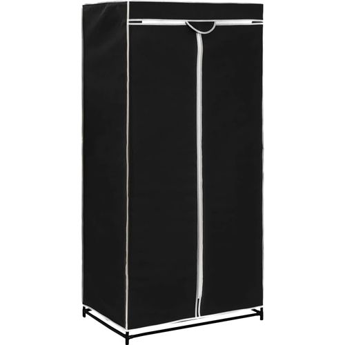 282437 Wardrobe Black 75x50x160 cm slika 19