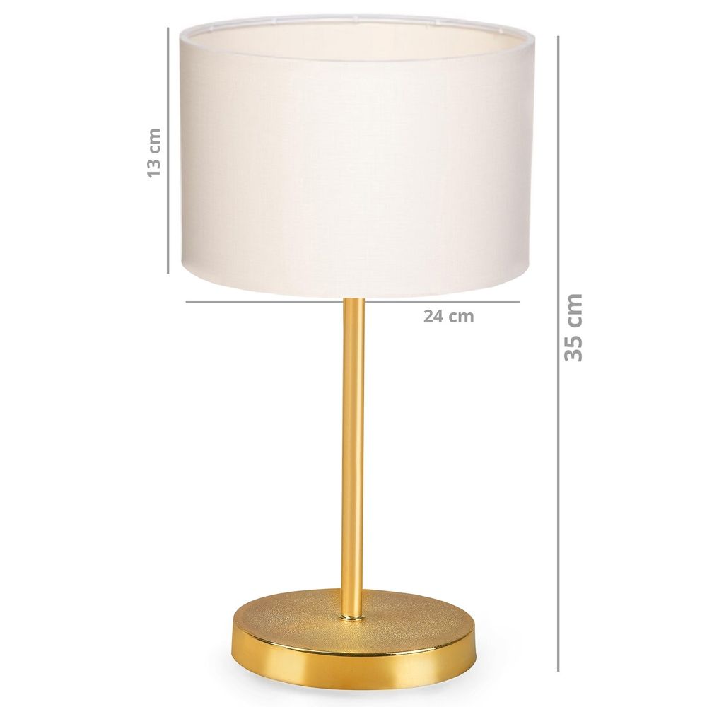 AYD - 2605 Krem Zlatna Nijansa Stolne Lampe slika 3