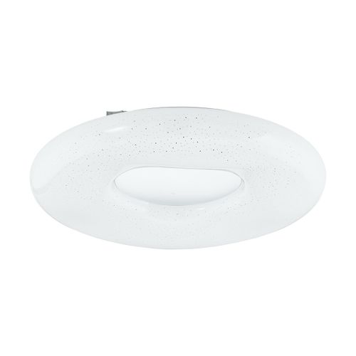 Eglo Zamudilo stropna/1, led, 24w , 2600lm, dimabilna bijela, prom 500, bijela/plastika/kristal ekt  slika 1