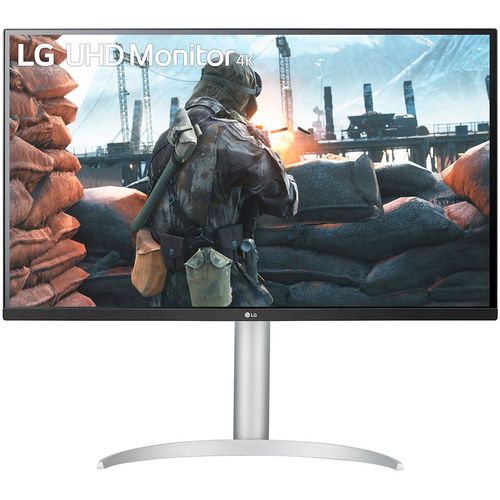 LG 32UP550N-W 31.5" VA UHD 4K 3840x2160@60Hz, 16:9, 3000:1, 4ms, 350 cd/m², 178°/178°, HDR 10, 2 HDMI, 1 DP 1.4, 1 USB-C, 5Wx2, AMD FreeSync, Tilt, Swivel, Height, VESA 100x100mm, Black/silver, 3yw slika 1