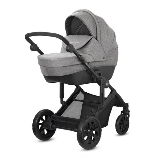 Kinderkraft kolica Prime Lite 2u1, siva slika 4