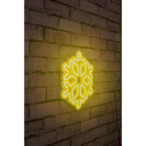 Wallity Ukrasna plastična LED rasvjeta, Snowflake - Yellow slika 10
