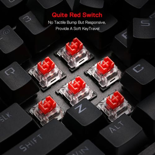 KEYBOARD - REDRAGON VISHNU PRO K596RGB-PRO WIRED & 2.4G & BT RED SWITCH slika 5