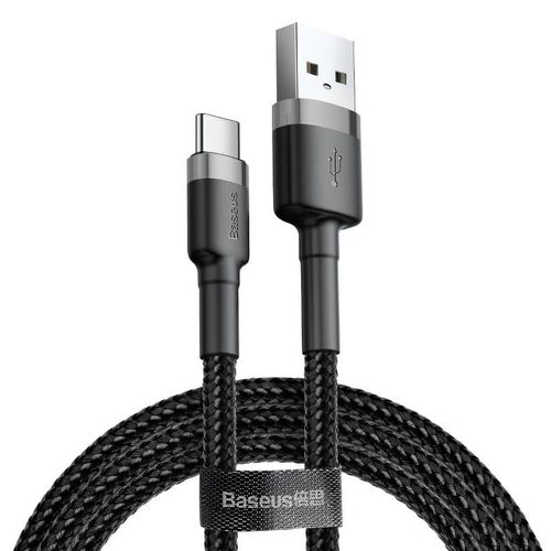 Baseus Cafule kabel USB na USB-C 3A 1m (sivo+crno) slika 1