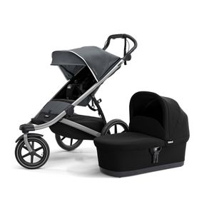 Komplet Thule Urban Glide 2 dječja kolica tamno siva + Urban Glide 2 košara crna