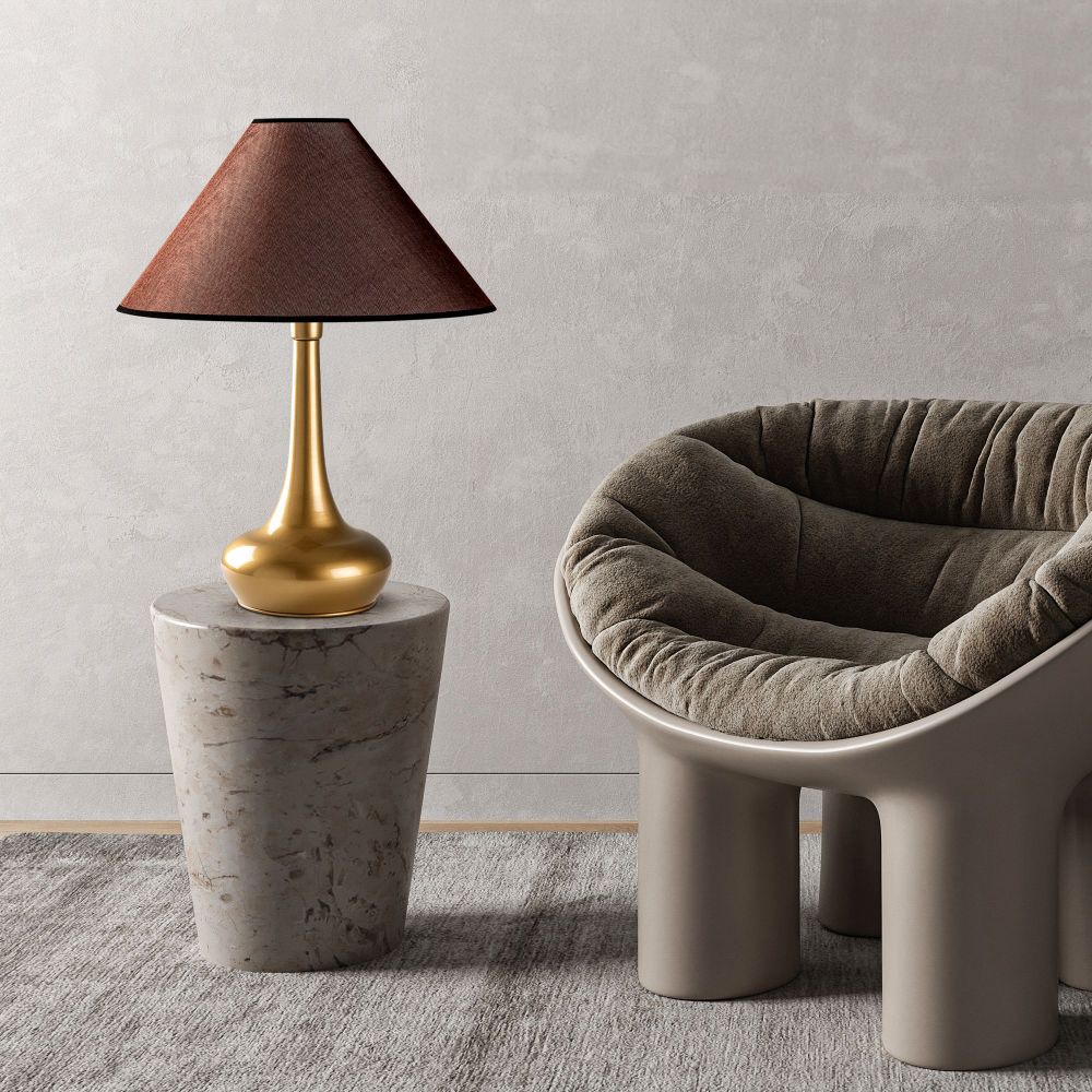 Luna - 15258 Zlatno-Smeđa Stolna Lampa slika 1