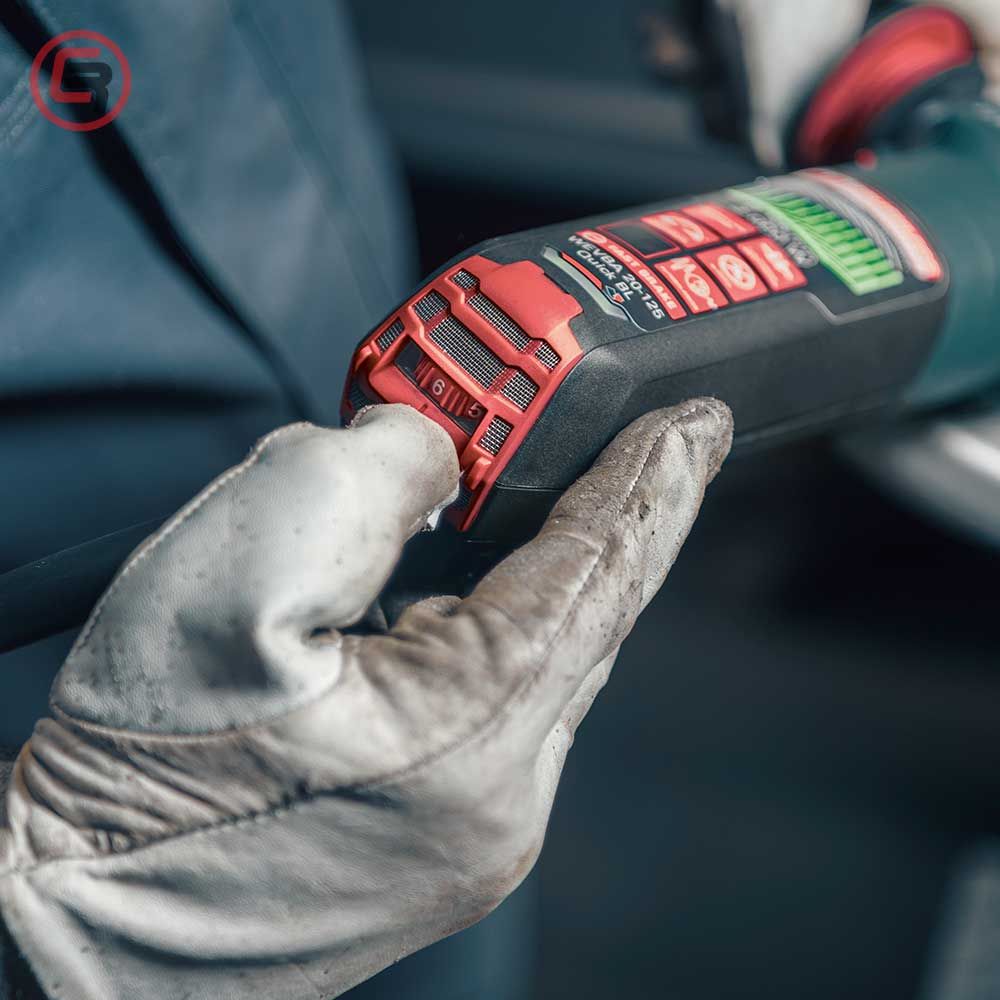 Metabo Brusilica WEVBA 20-125 Quick BL Kutna Elektronik "Autobalanser" 125 mm / 2.000 W – 600641000 slika 3