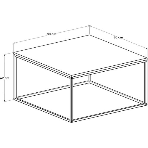 SHP-980-TT-1 Walnut
Black Coffee Table slika 3