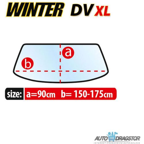 ZAŠTITA ŠOFERŠAJBNE LETO/ZIMA XL DUŽINA 150-175CM ŠIRINA 90CM slika 1