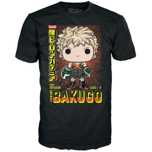 Set figure POP &#38; Tee My Hero Academia Katsuki Exclusive size L slika 4