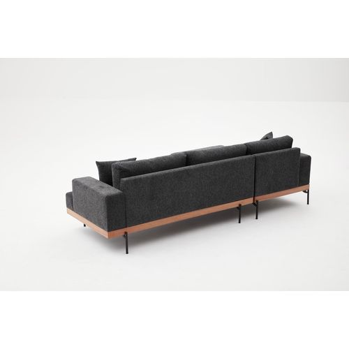 Ugaona Sofa Liva Left - Antracit slika 8