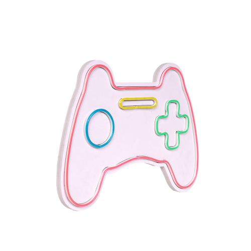 Wallity Ukrasna plastična LED rasvjeta, Play Station Gaming Controller - Pink slika 13