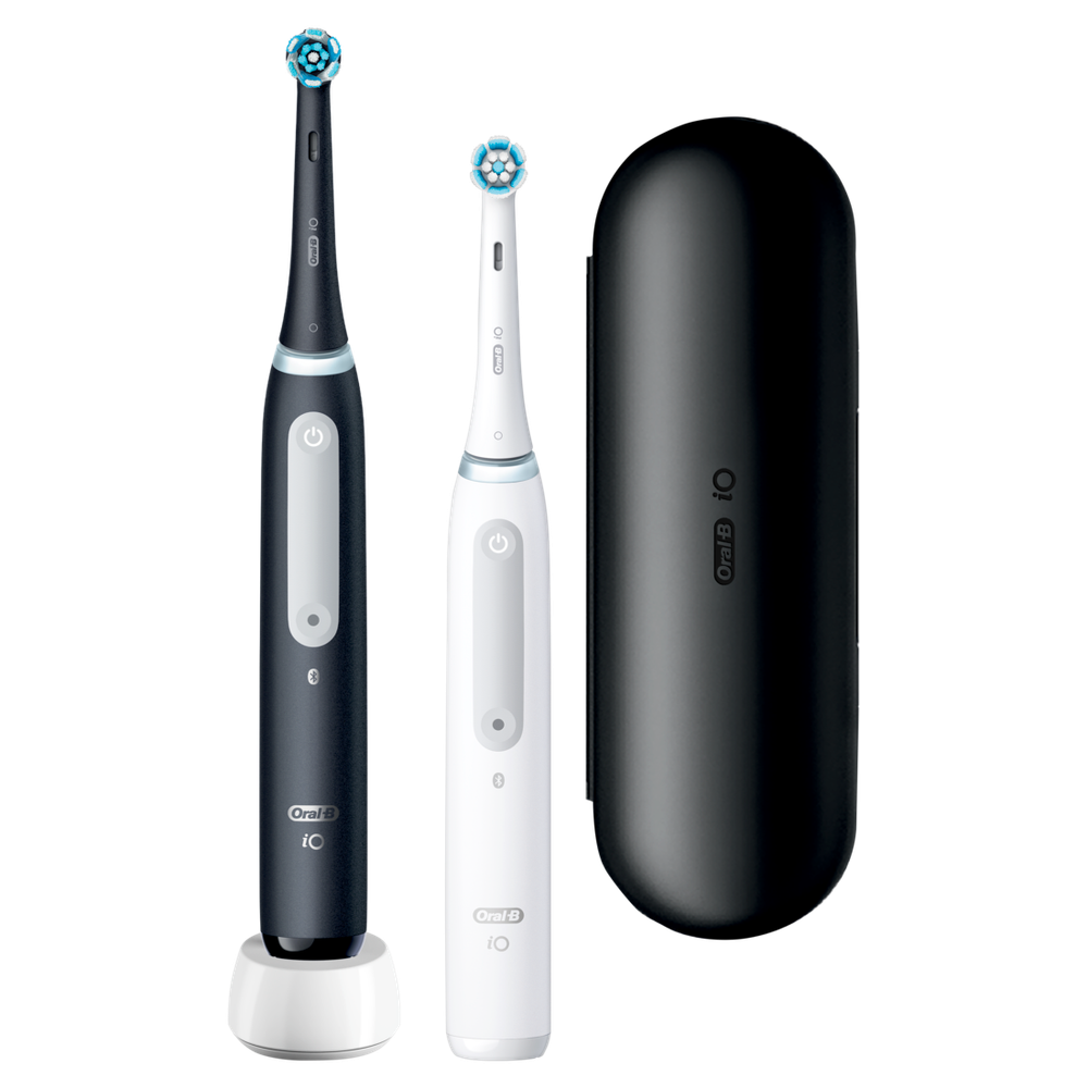 Oral-B Električna četkica iO Series 4 Duo Pack (Black + White) slika 3
