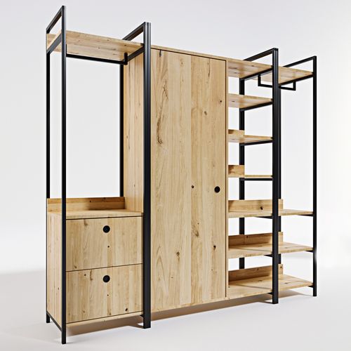 Okan Özel Tasarım Gardırop L600 Oak
Black Wardrobe slika 6