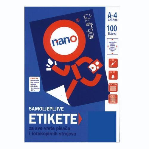 Etikete za laserske i ink-jet pisače Nano, N-202, 51x36 mm, 100/1 slika 2