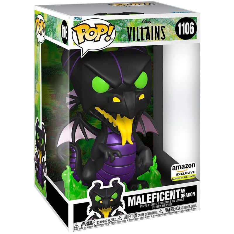 FUNKO POP figura Disney Zlikovci Maleficent kao Zmaj Ekskluzivna 25cm image