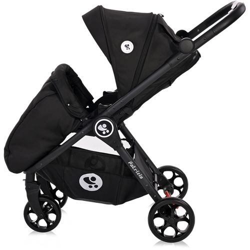 LORELLI PATRIZIA Kolica Black 2u1 SET: Košara + Putna Torba + Zimska Navlaka (do 15 kg) slika 7