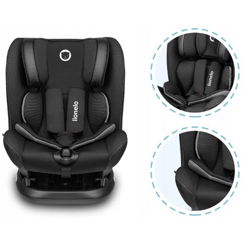 Lionelo autosjedalica Oliver, ISOFIX, 9-36Kg, certifikat, crna, 5g JAMSTVA slika 5