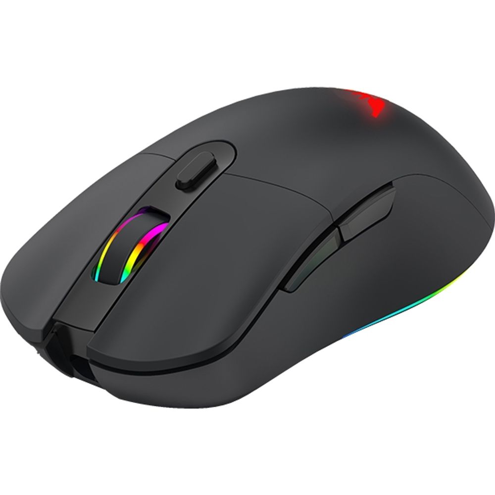 Gaming miš BYTEZONE Morpheus bežična-žična / RGB (16,8M boja) / max DPI 10K / optička / mat UV premaz (crna) slika 4