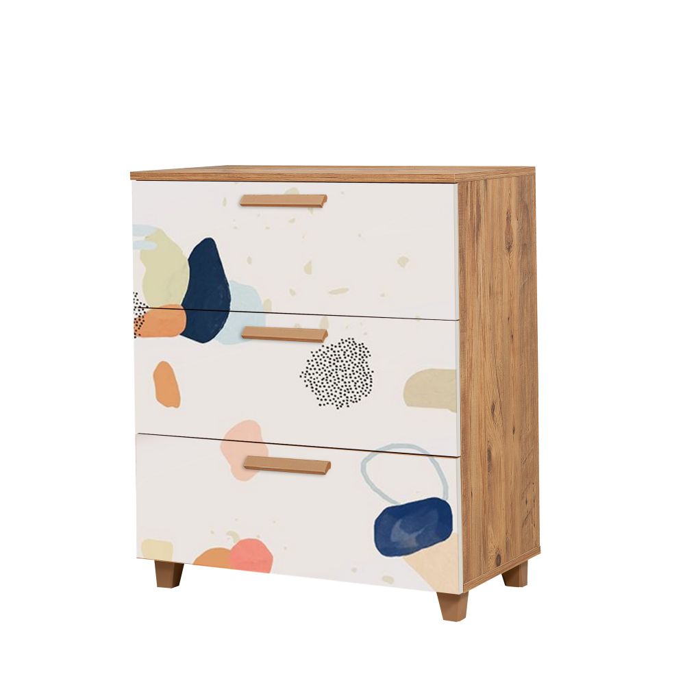 Leva Gravis Pied Atlantic Pine Bijela Komoda slika 2
