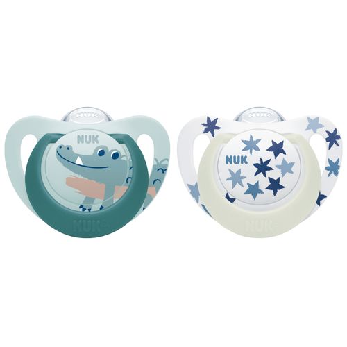 NUK duda varalica - silikon Star Day &amp; Night 6-18 m, 2/1 10736727 slika 4