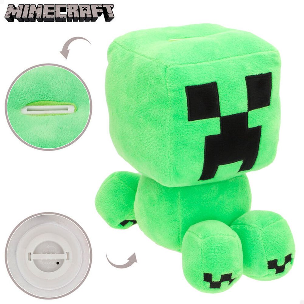 Minecraft plišana kasica 20 cm slika 4