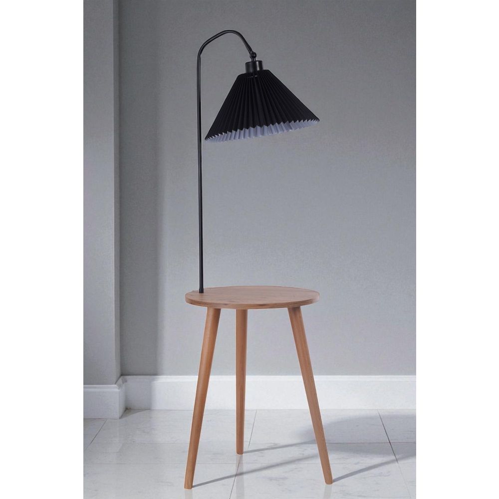 Opviq Podna lampa 746, crna, bukva slika 1