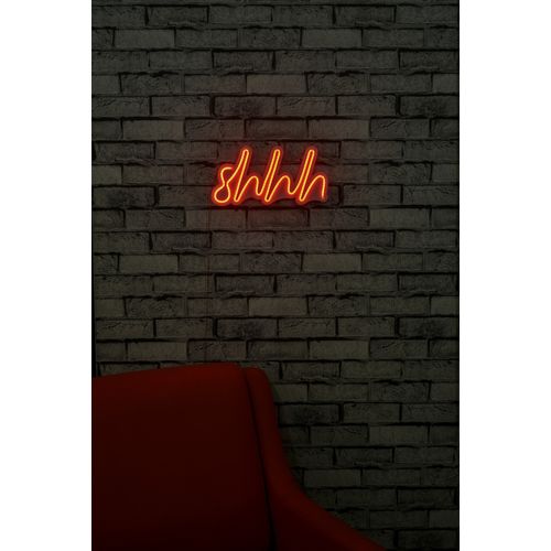 Wallity Ukrasna plastična LED rasvjeta, Shhh - Red slika 2