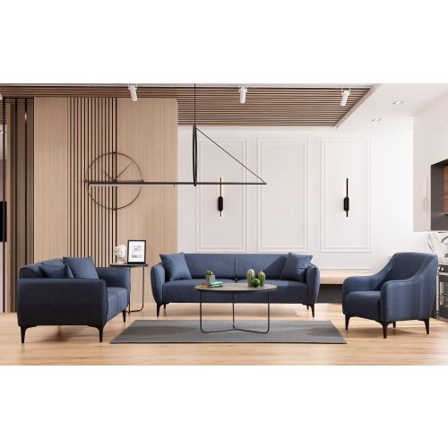 Atelier Del Sofa Dvosjed, Plava, Belissimo - Blue slika 2