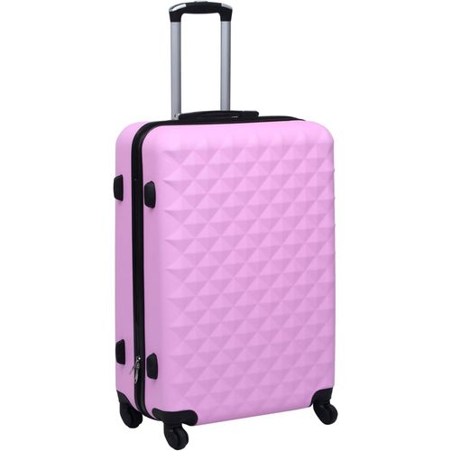 3-dijelni set čvrstih kovčega ružičasti ABS slika 25