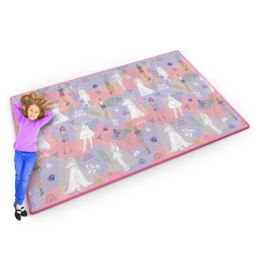 Ricokids model Fashion XXL podloga za bojanje + flomasteri GRATIS 200 x 120 cm slika 1