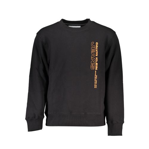 CALVIN KLEIN MEN'S BLACK ZIPLESS SWEATSHIRT slika 1