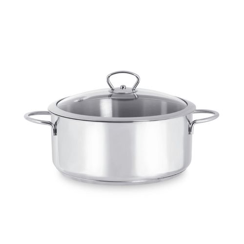 Metalac inox plitka posuda kulinaria 24cm/4,8l slika 1