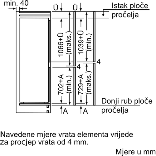 Bosch ugradbeni hladnjak KIS86AFE0 slika 9