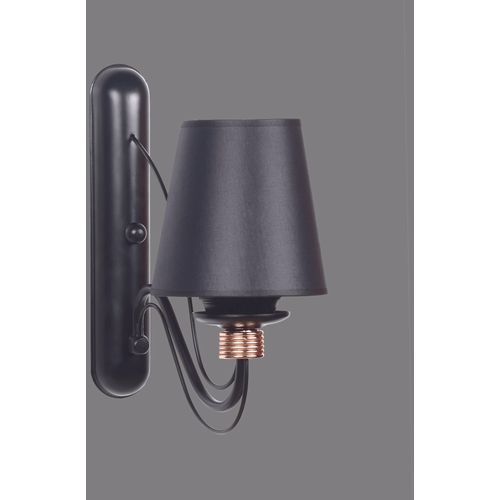 Berfin Siyah Aplik Siyah Abajurlu Multicolor Wall Lamp slika 2