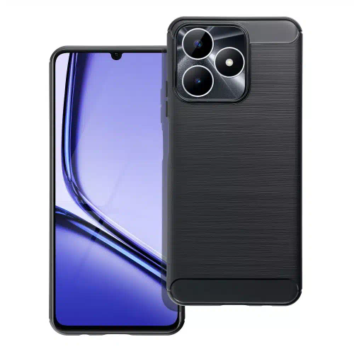 CARBON Case maska za REALME Note 50 crna slika 1