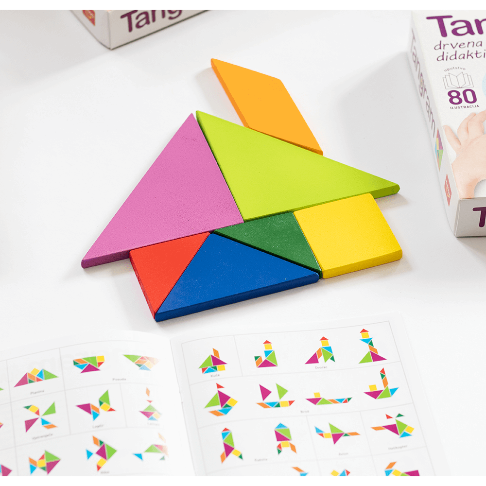 Kumaro Tangram Drvena didaktička slagalica slika 11