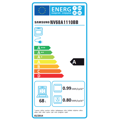 Samsung ugradbena pećnica NV68A1110BB/OL slika 7