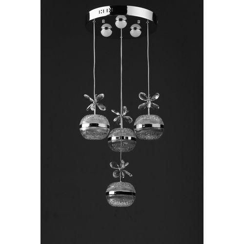 Prenses 8727-1 Chrome Chandelier slika 3