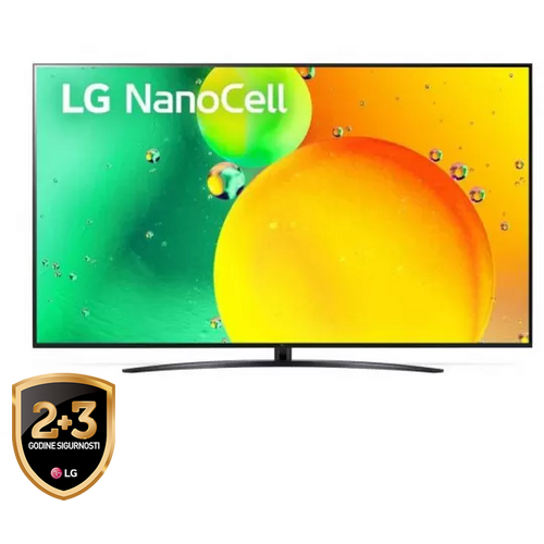 LG televizor 86NANO753QA NanoCell 86" 4K HDR smart ThinQ AI WebOS crna slika 1