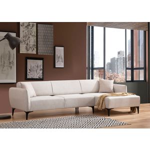 Atelier Del Sofa Kutna garnitura, Bijela, Belissimo Right - Off White