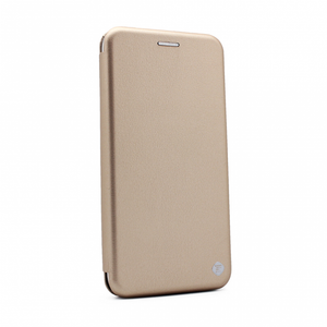 Torbica Teracell Flip Cover za Motorola Moto E7 Plus zlatna