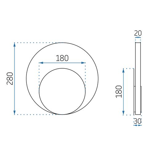 TOOLIGHT ZIDNA SVJETILKA APP992-W slika 12