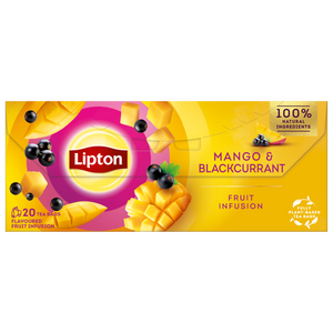 Lipton čaj Mango i crni ribizl 20 vrećica