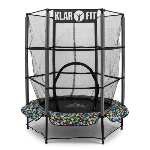Klarfit rocketkid 5, 140 cm trampolin, cvjetni uzorak slika 2