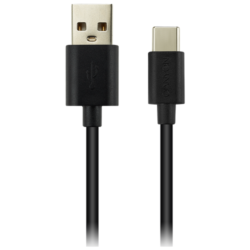 CANYON UC-2 USB Type C Kabel za Punjenje i Prijenos Podataka, 1.8m, Crni slika 1