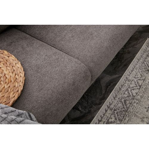 Atelier Del Sofa Kutna garnitura na razvlačenje, Sivo Zlato, Simena Left - Grey slika 5