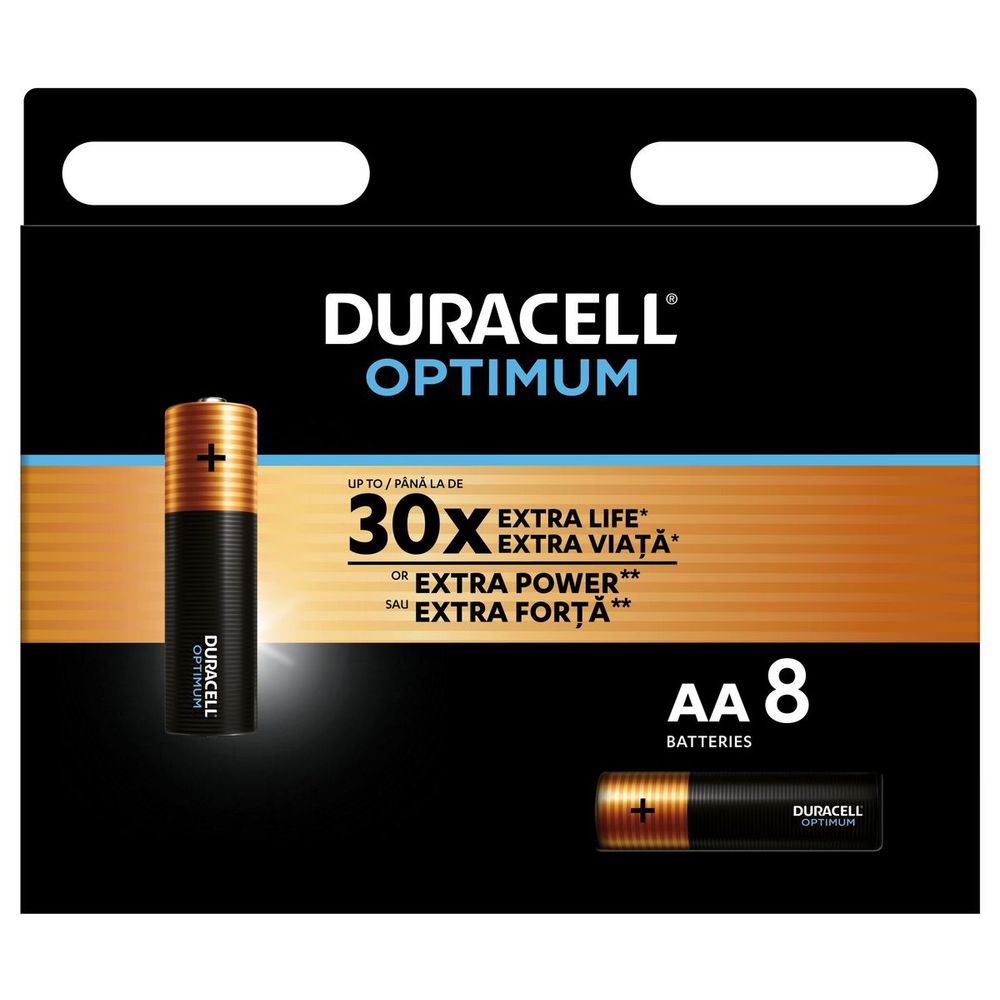 Duracell Optimum baterije AA 8 kom slika 2