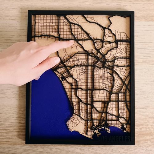 3D mapa grada "Los Angeles" slika 4